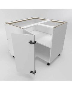 Poly Floor Corner 90 1x1 Door - Hinged Left