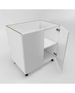 Melamine Floor Sink Cabinet 2 Doors