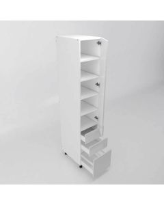 Poly Pantry 1 Door & 3 Drawers
